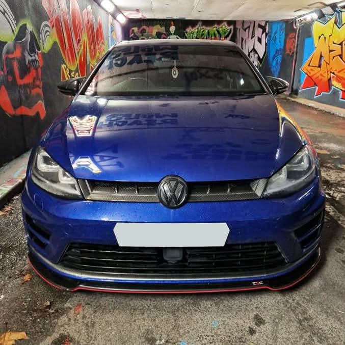 Carbon Fibre Front Grille for VW Golf MK7 GTI & R 14-17 - Carbon Factory