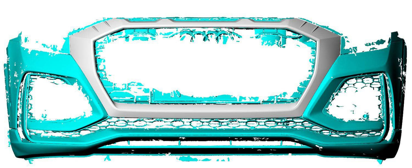 Carbon Fibre Front Grille Trim for Audi RS Q8 20-Present - Carbon Factory