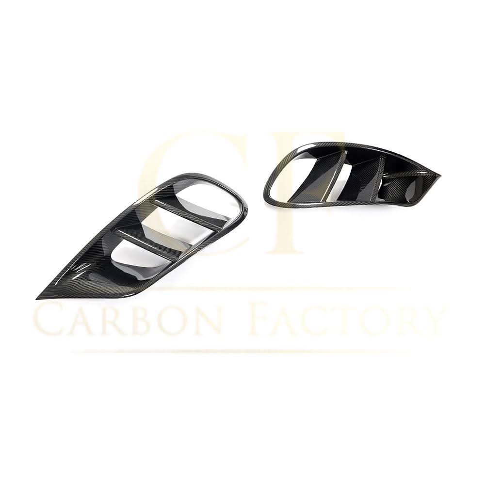Carbon Fibre Front Fog Trims for Mercedes Benz W222 S Class Coupe 14-17 - Carbon Factory