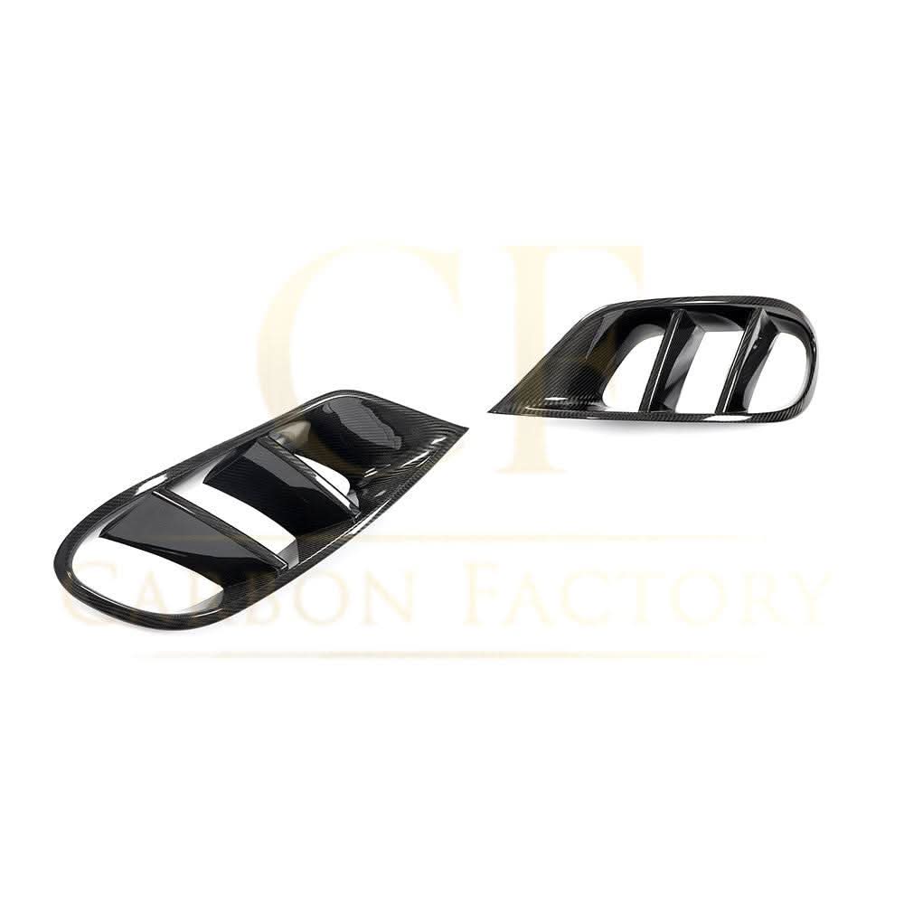 Carbon Fibre Front Fog Trims for Mercedes Benz W222 S Class Coupe 14-17 - Carbon Factory