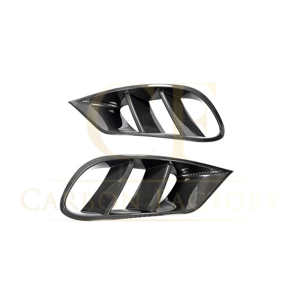 Carbon Fibre Front Fog Trims for Mercedes Benz W222 S Class Coupe 14-17 - Carbon Factory