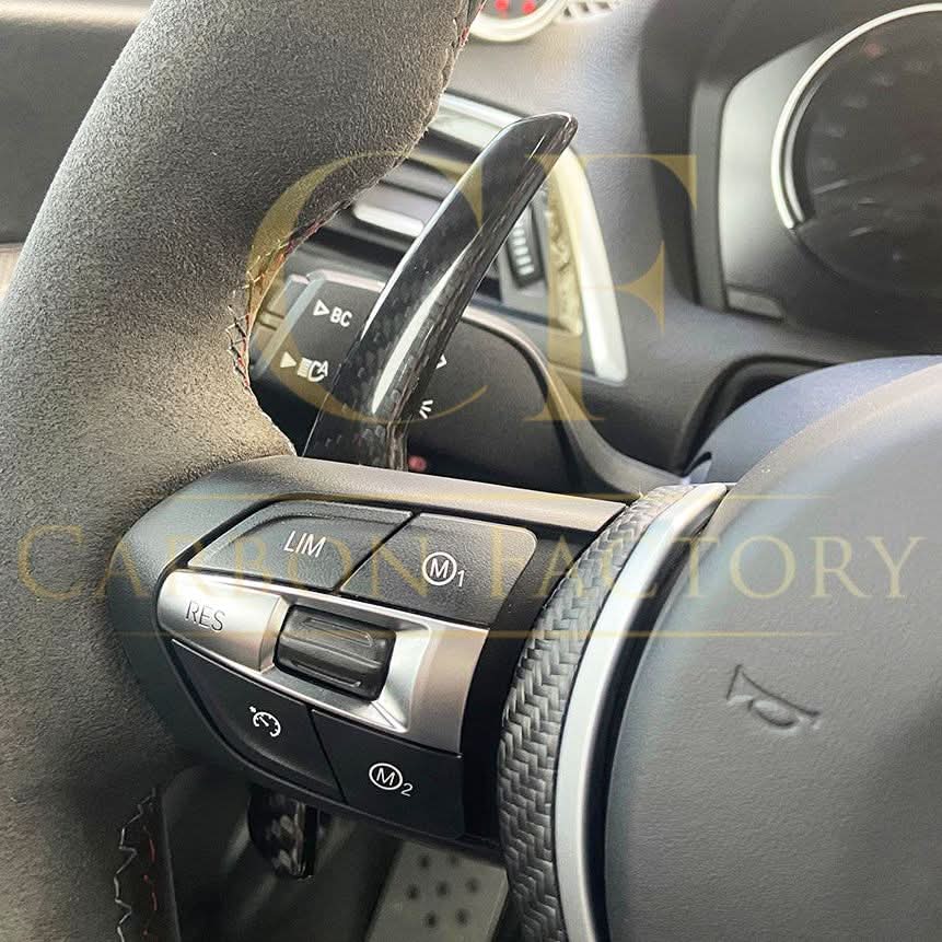 Carbon Fibre Paddle Shifter Replacement for BMW F87 M2 F80 M3 F82 F83 M4 F10 M5 F06 M6 F85 X5M - Carbon Factory