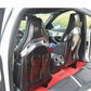 Carbon Fibre Seat Covers (Set of 2) for Mercedes Benz AMG W176 A45 CLA45 GLA45 - Carbon Factory