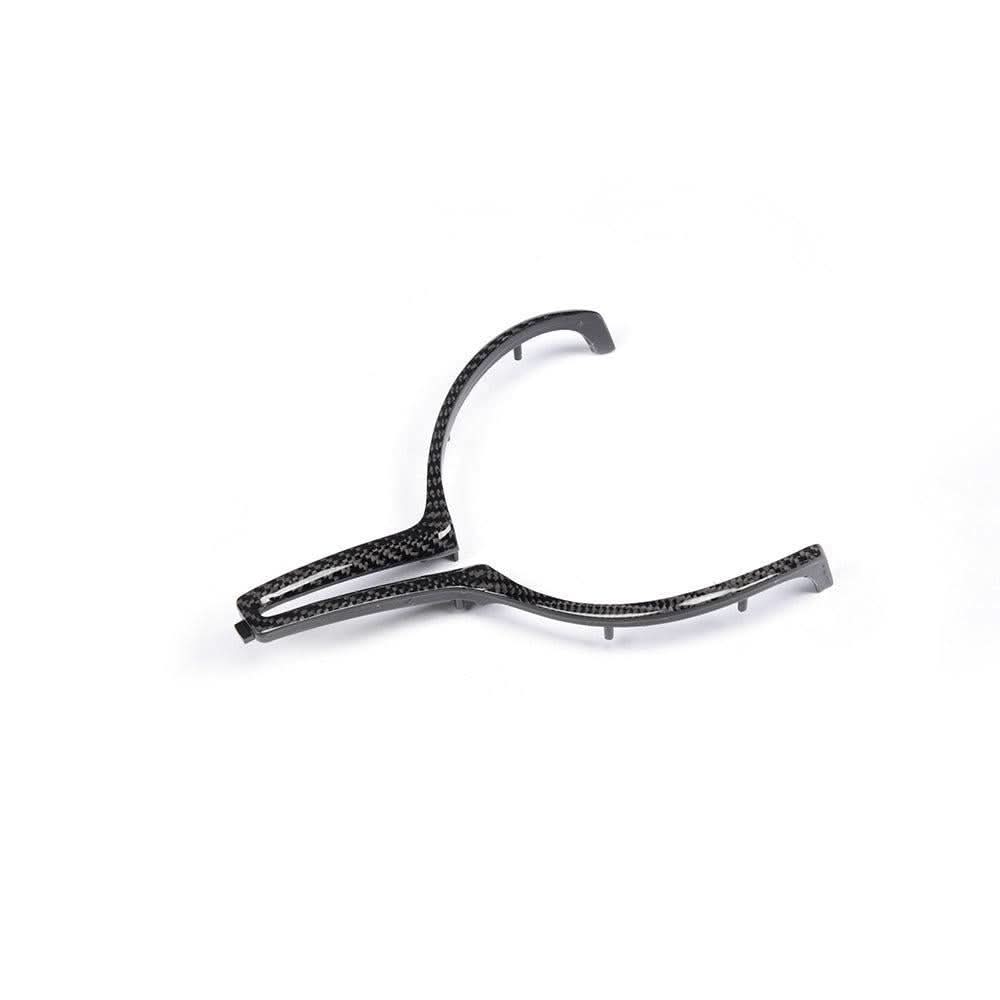 Carbon Fibre Steering Wheel Trim for BMW F80 M3 F82 F83 M4 F10 M5 F06 F12 F13 M6 14-20 - Carbon Factory