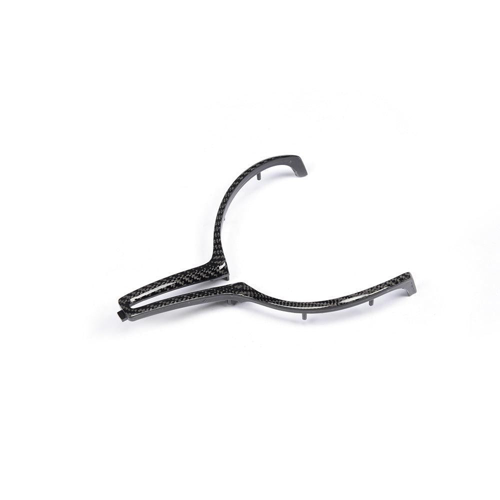 Carbon Fibre Steering Wheel Trim for BMW F80 M3 F82 F83 M4 F10 M5 F06 F12 F13 M6 14-20 - Carbon Factory
