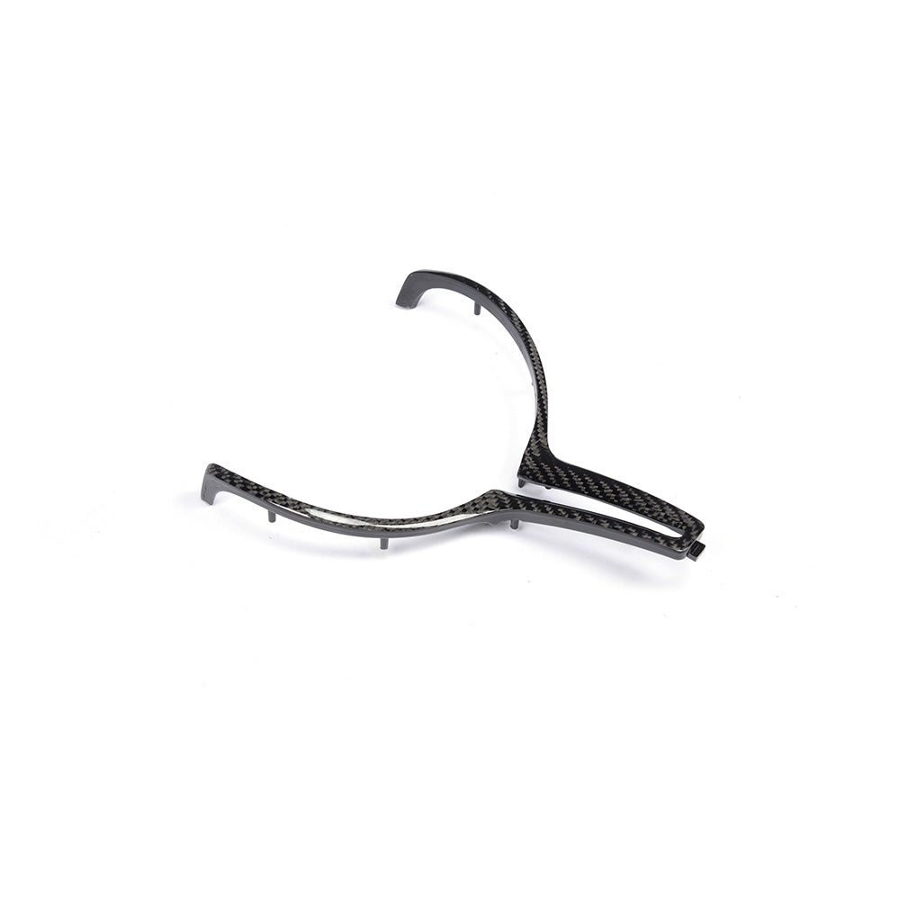 Carbon Fibre Steering Wheel Trim for BMW F80 M3 F82 F83 M4 F10 M5 F06 F12 F13 M6 14-20 - Carbon Factory