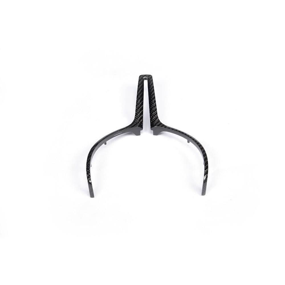 Carbon Fibre Steering Wheel Trim for BMW F80 M3 F82 F83 M4 F10 M5 F06 F12 F13 M6 14-20 - Carbon Factory