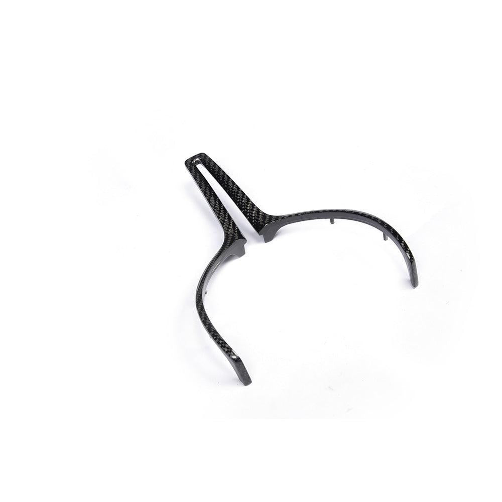 Carbon Fibre Steering Wheel Trim for BMW F80 M3 F82 F83 M4 F10 M5 F06 F12 F13 M6 14-20 - Carbon Factory