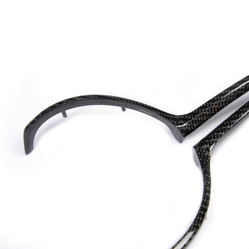 Carbon Fibre Steering Wheel Trim for BMW F80 M3 F82 F83 M4 F10 M5 F06 F12 F13 M6 14-20 - Carbon Factory