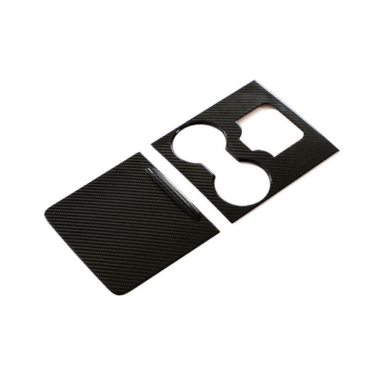 Pre-Preg Carbon Fibre Centre Console Cover for Tesla Model 3 & Y 16-23 - Carbon Factory