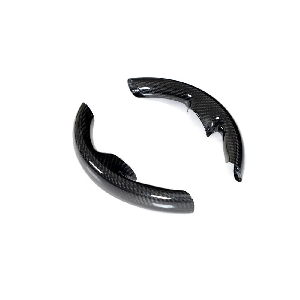 Pre-Preg Carbon Fibre Steering Wheel Covers for Tesla Model 3 & Model Y - Carbon Factory
