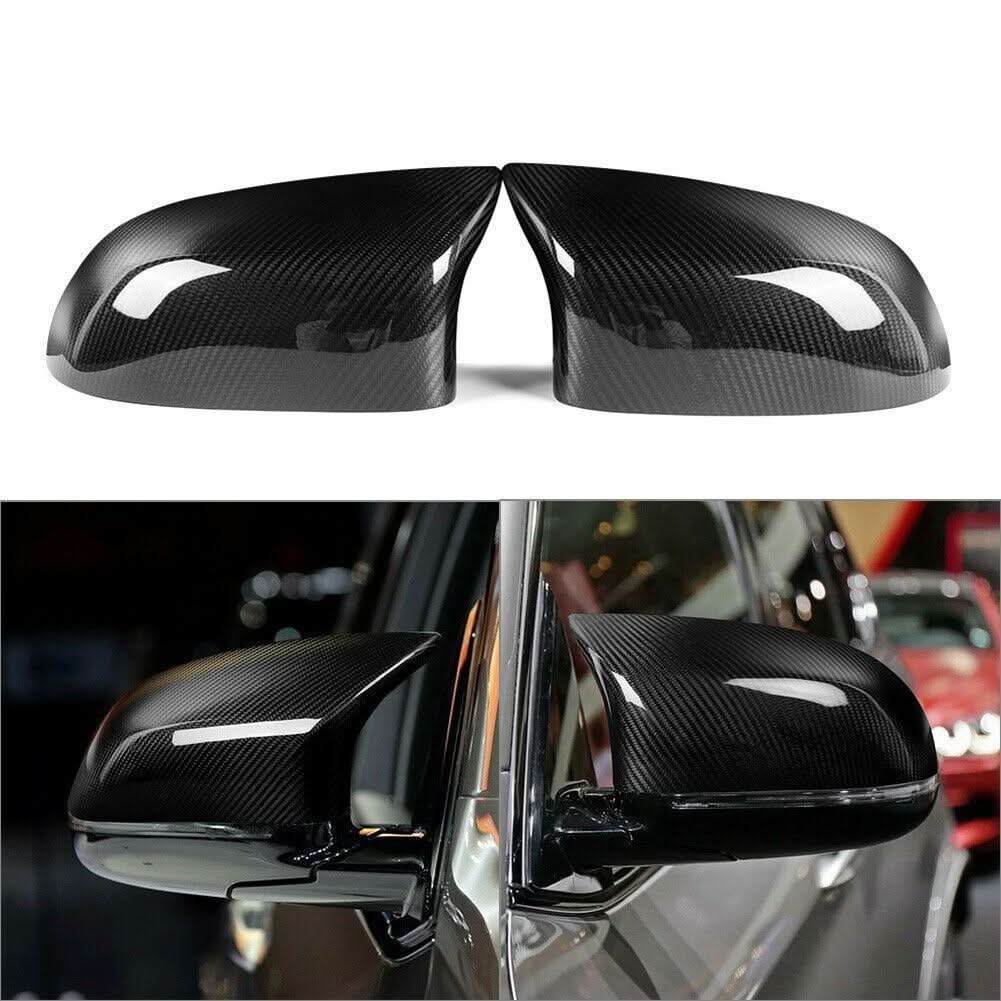 Carbon Fibre Replacement Mirror Covers for BMW F85 X5M F86 X6M 14-18 - Carbon Factory