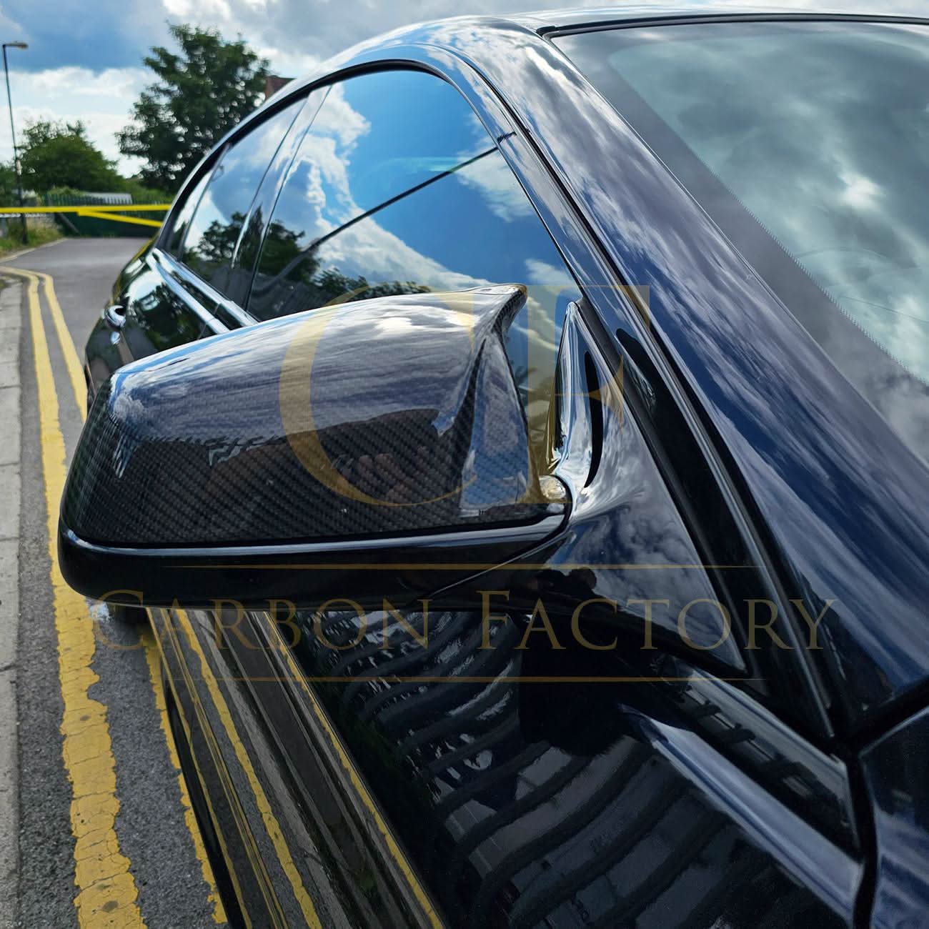 MP Style Carbon Fibre Replacement Mirror Covers for BMW F06 F12 F13 6 Series Pre-LCI F01 F02 - Carbon Factory