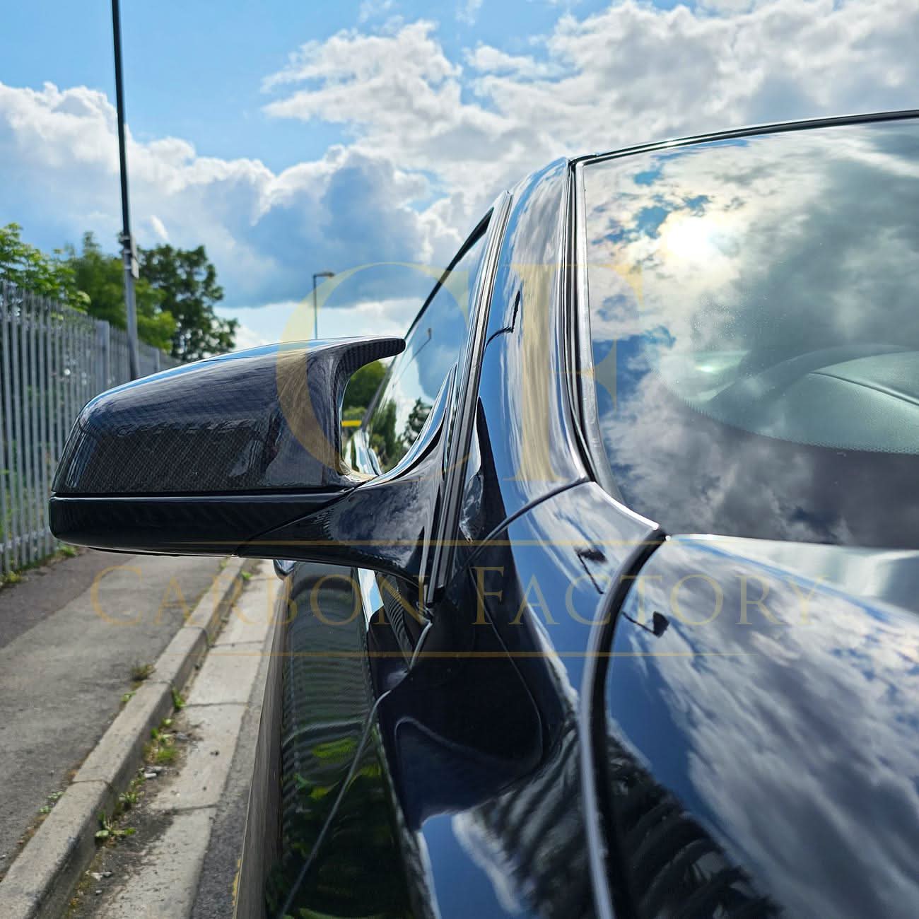 MP Style Carbon Fibre Replacement Mirror Covers for BMW F06 F12 F13 6 Series Pre-LCI F01 F02 - Carbon Factory