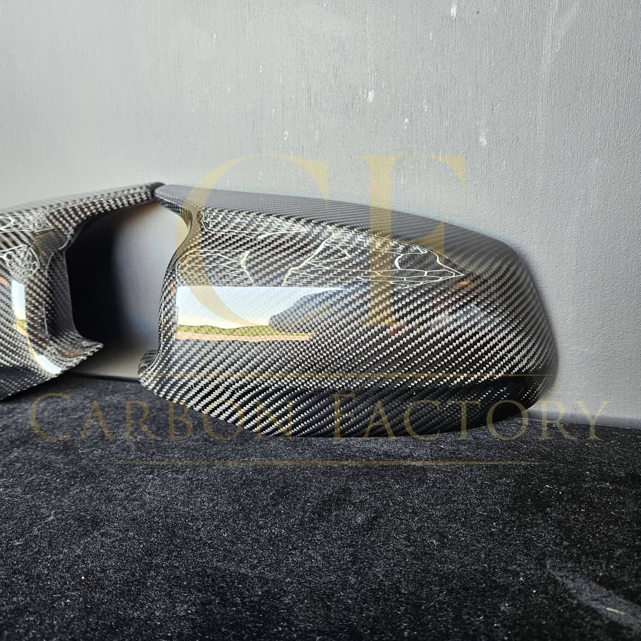 MP Style Carbon Fibre Replacement Mirror Covers for BMW F10 5 Series Pre-LCI - Carbon Factory