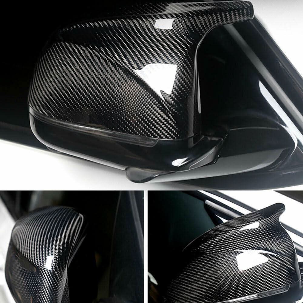 MP Style Carbon Fibre Replacement Mirror Covers for BMW F10 5 Series Pre-LCI - Carbon Factory