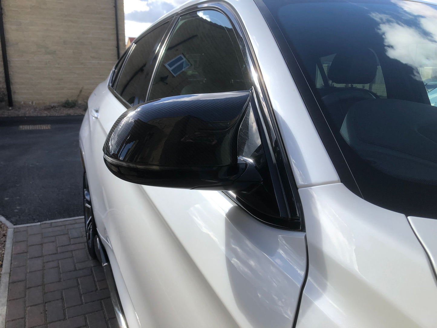 MP Style Carbon Fibre Replacement Mirror Covers for BMW F25 X3 F26 X4 F15 X5 F16 X6 14-18 - Carbon Factory