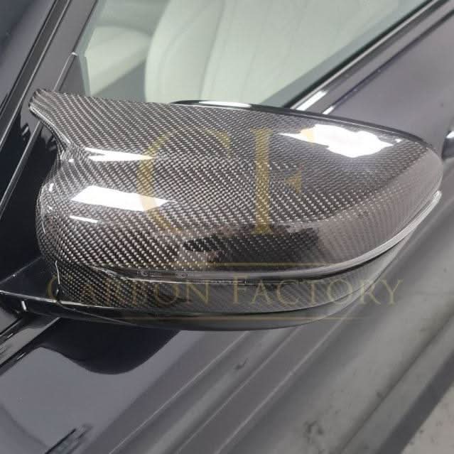 MP Style Carbon Fibre Replacement Mirror Covers for BMW G14 G15 G16 8 Series 17-Present - Carbon Factory