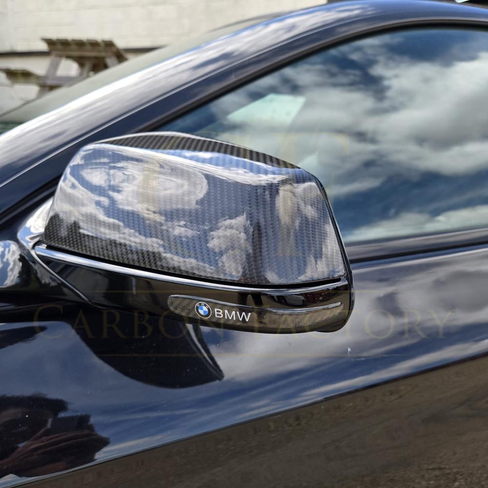 OEM Style Carbon Fibre Replacement Mirror Covers for BMW F06 F12 F13 6 Series Pre-LCI F01 F02 - Carbon Factory