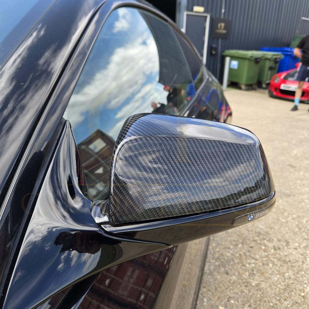 OEM Style Carbon Fibre Replacement Mirror Covers for BMW F06 F12 F13 6 Series Pre-LCI F01 F02 - Carbon Factory