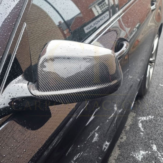 OEM Style Carbon Fibre Replacement Mirror Covers for BMW F10 5 Series Pre-LCI - Carbon Factory