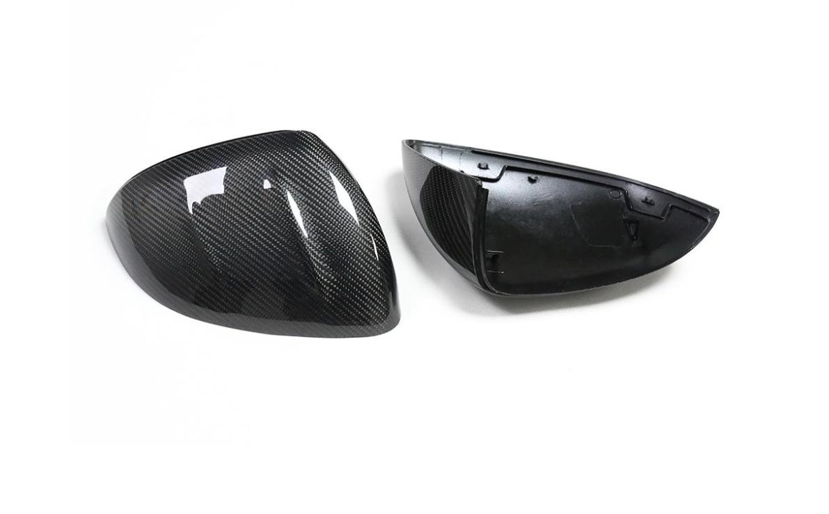 OEM Style Carbon Fibre Replacement Mirror Covers for Mercedes Benz W206 C Class W223 S Class 19-22 - Carbon Factory