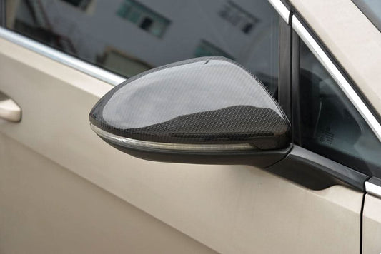 OEM Style Carbon Fibre Replacement Mirror Covers for VW Golf MK7 MK7.5 inc GTI & R 14-20 - Carbon Factory