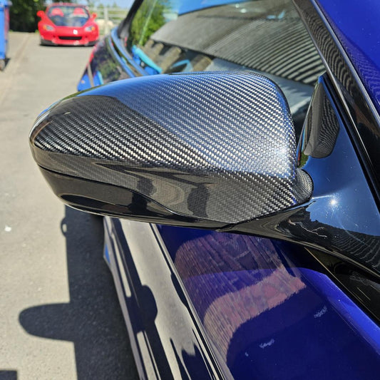 Pre-preg Carbon Fibre Replacement Mirror Covers for BMW F10 M5 F06 F12 F13 M6 12-16 - Carbon Factory