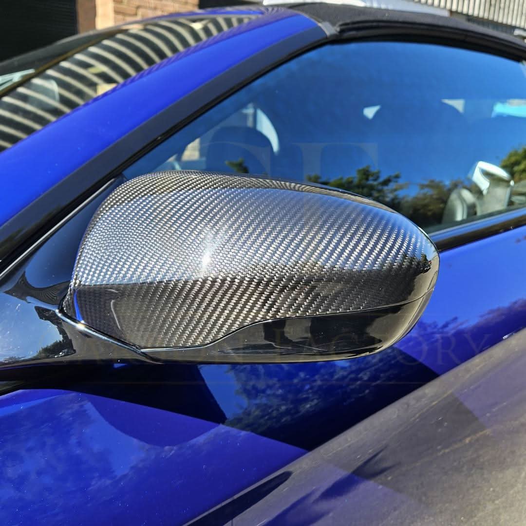 Pre-preg Carbon Fibre Replacement Mirror Covers for BMW F10 M5 F06 F12 F13 M6 12-16 - Carbon Factory