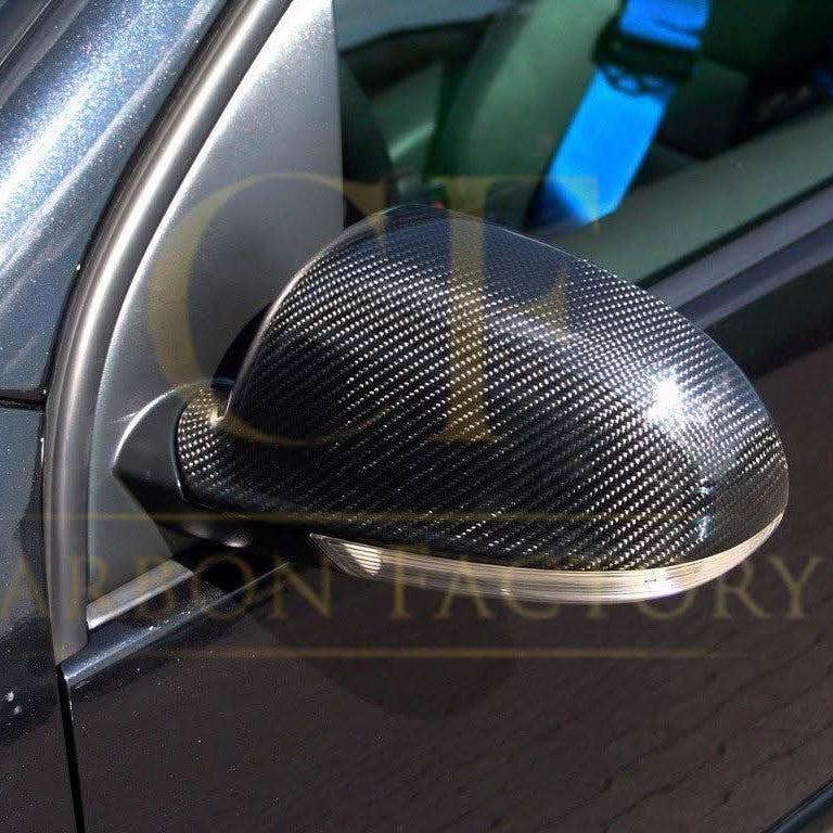 Replacement Carbon Fibre Mirror Covers for VW Golf MK5 04-09 - Carbon Factory