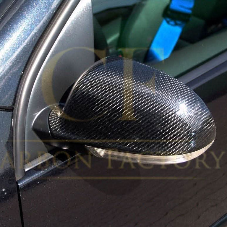Replacement Carbon Fibre Mirror Covers for VW Golf MK5 04-09 - Carbon Factory