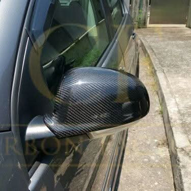 Replacement Carbon Fibre Mirror Covers for VW Golf MK5 04-09 - Carbon Factory