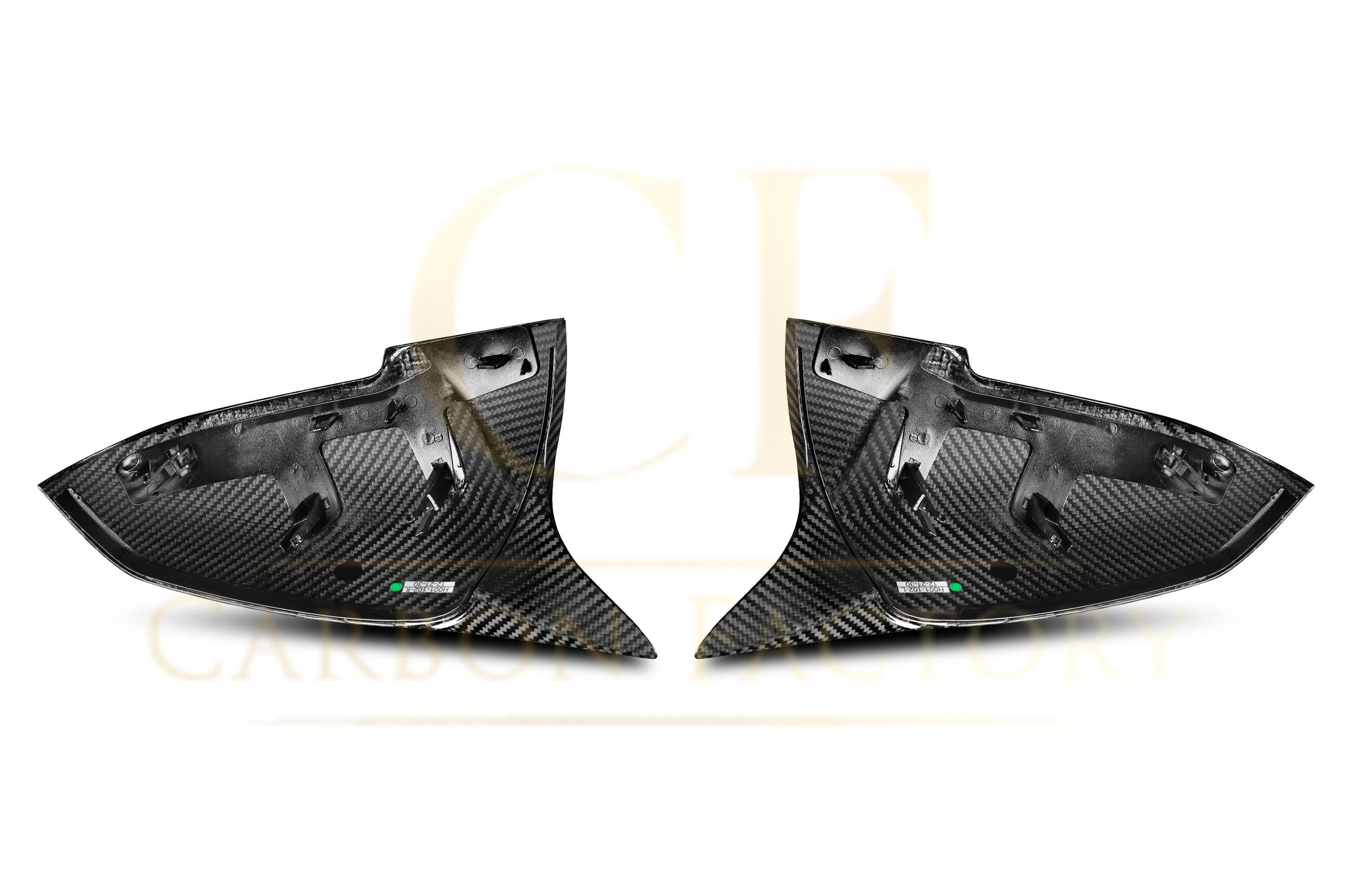 V Style Carbon Fibre Replacement Mirror Cover for BMW F22 2 Series F87 M2 13-21 - Carbon Factory