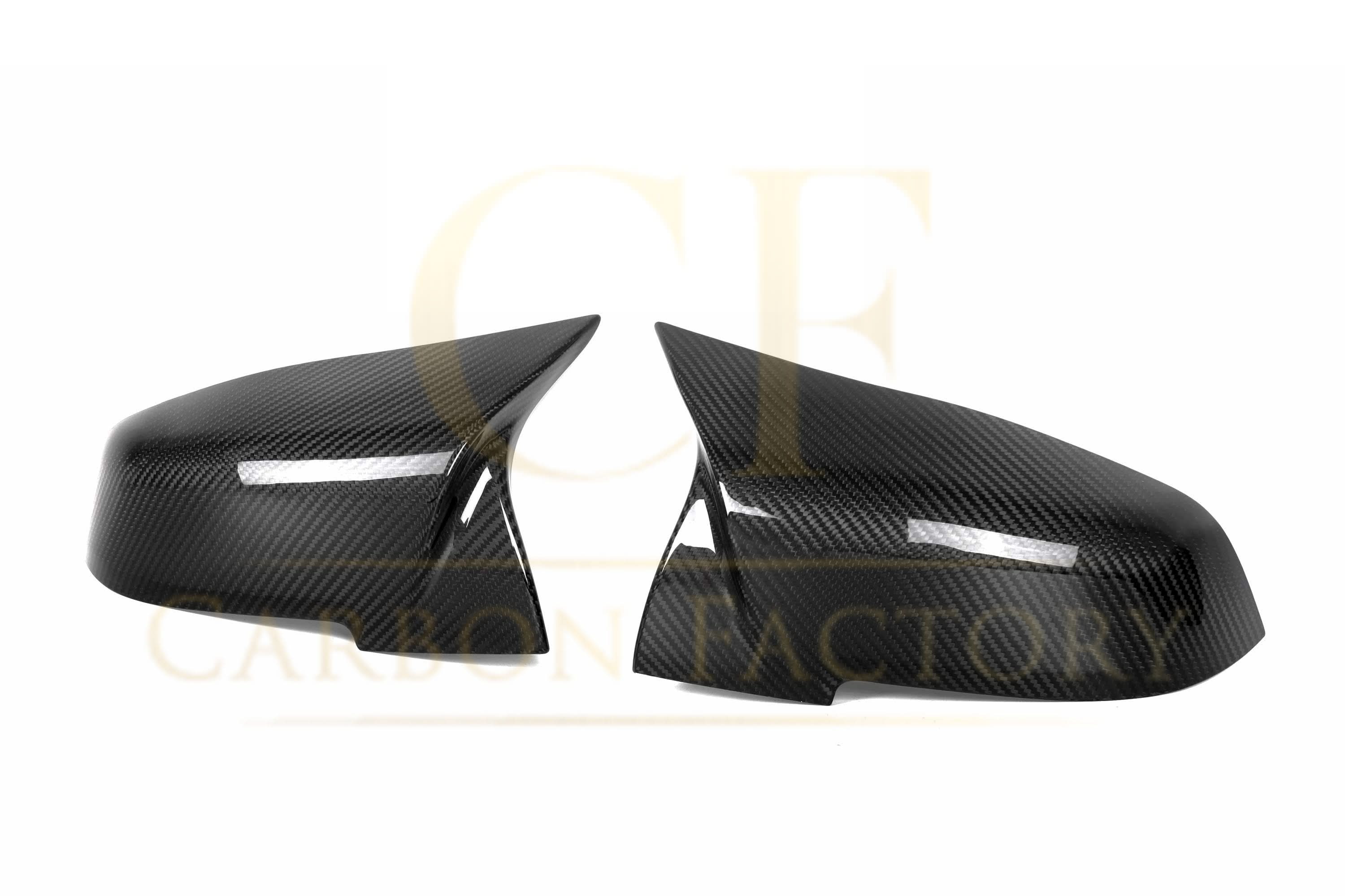 V Style Carbon Fibre Replacement Mirror Cover for BMW F22 2 Series F87 M2 13-21 - Carbon Factory
