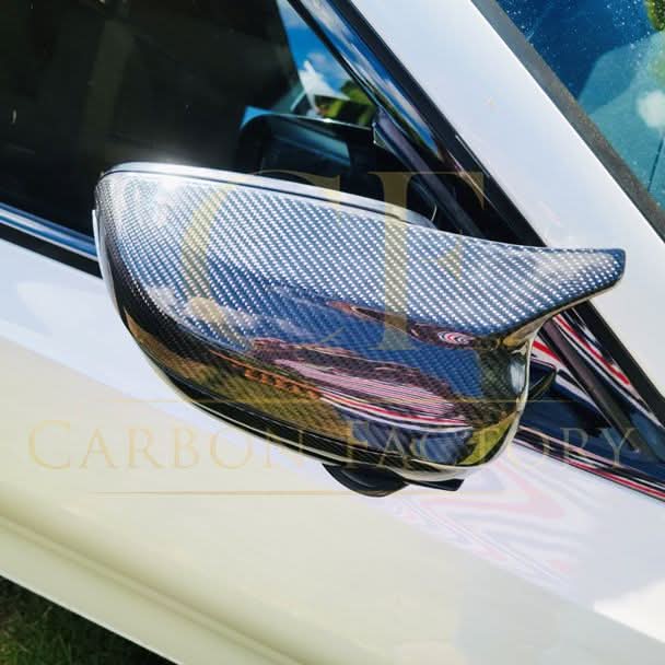 Carbon fibre replacement mirror covers for BMW G20 3 Series, MP Style, designed for 2017-2025 model year.