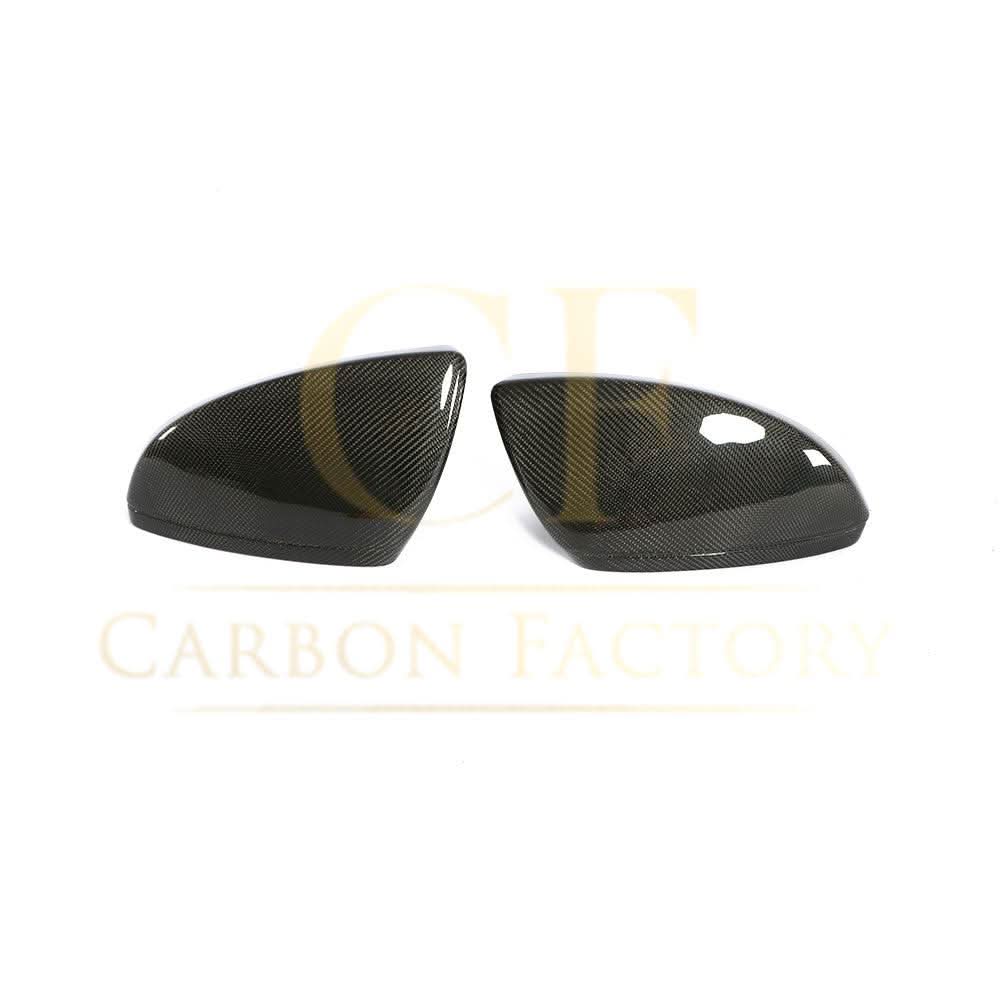 Replacement Carbon Fibre Mirror Covers for Audi C8 A6 RS6 A7 A8 LHD 19-23 - Carbon Factory