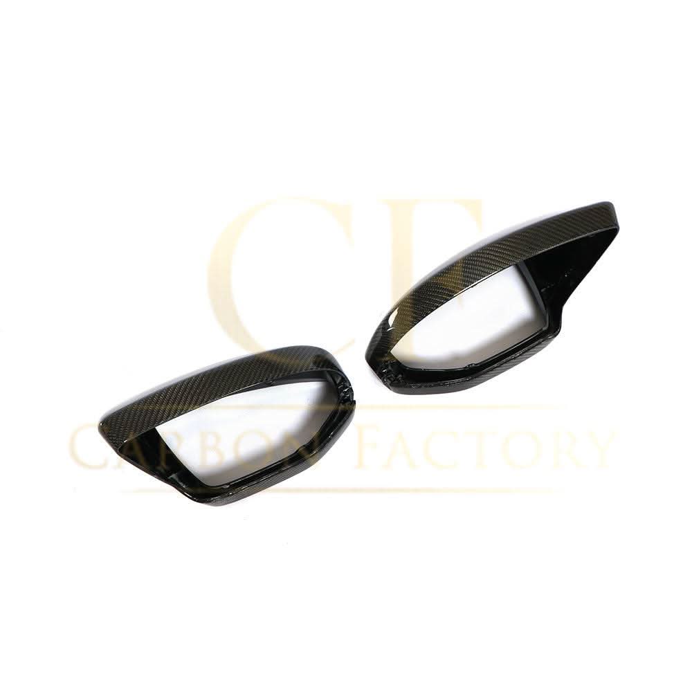 Replacement Carbon Fibre Mirror Covers for Audi C8 A6 RS6 A7 A8 LHD 19-23 - Carbon Factory