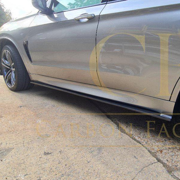 3D Style Carbon Fibre Side Skirts for BMW F15 X5 F16 F85 X5M F86 X6M 13-18 - Carbon Factory