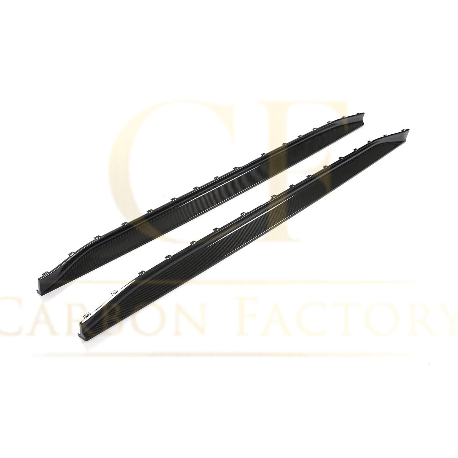 3D Style Carbon Fibre Side Skirts for BMW G80 M3 21-Present - Carbon Factory