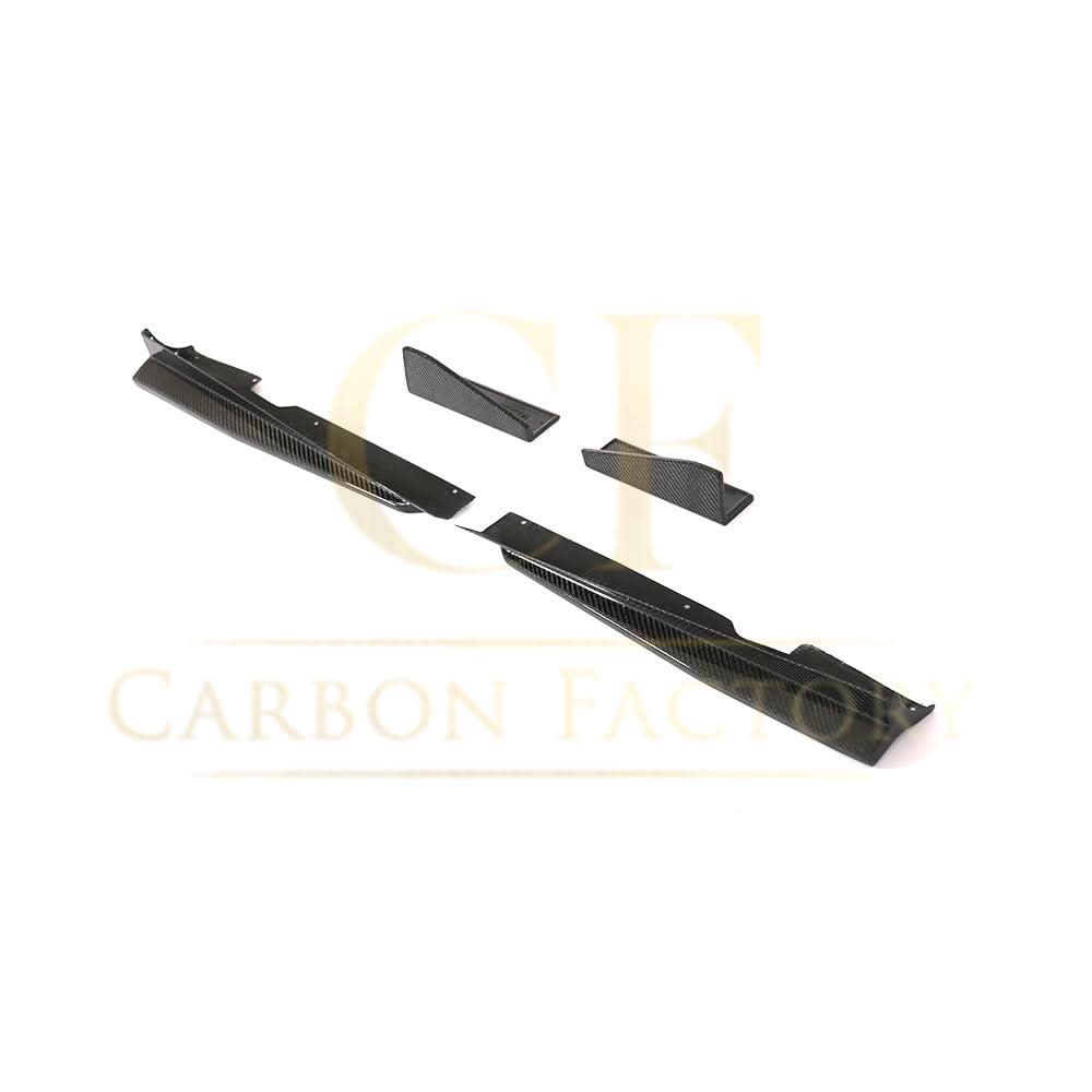 AB Style Carbon Fibre Side Skirts for Audi 8S TTS TTRS MK3 15-18 - Carbon Factory