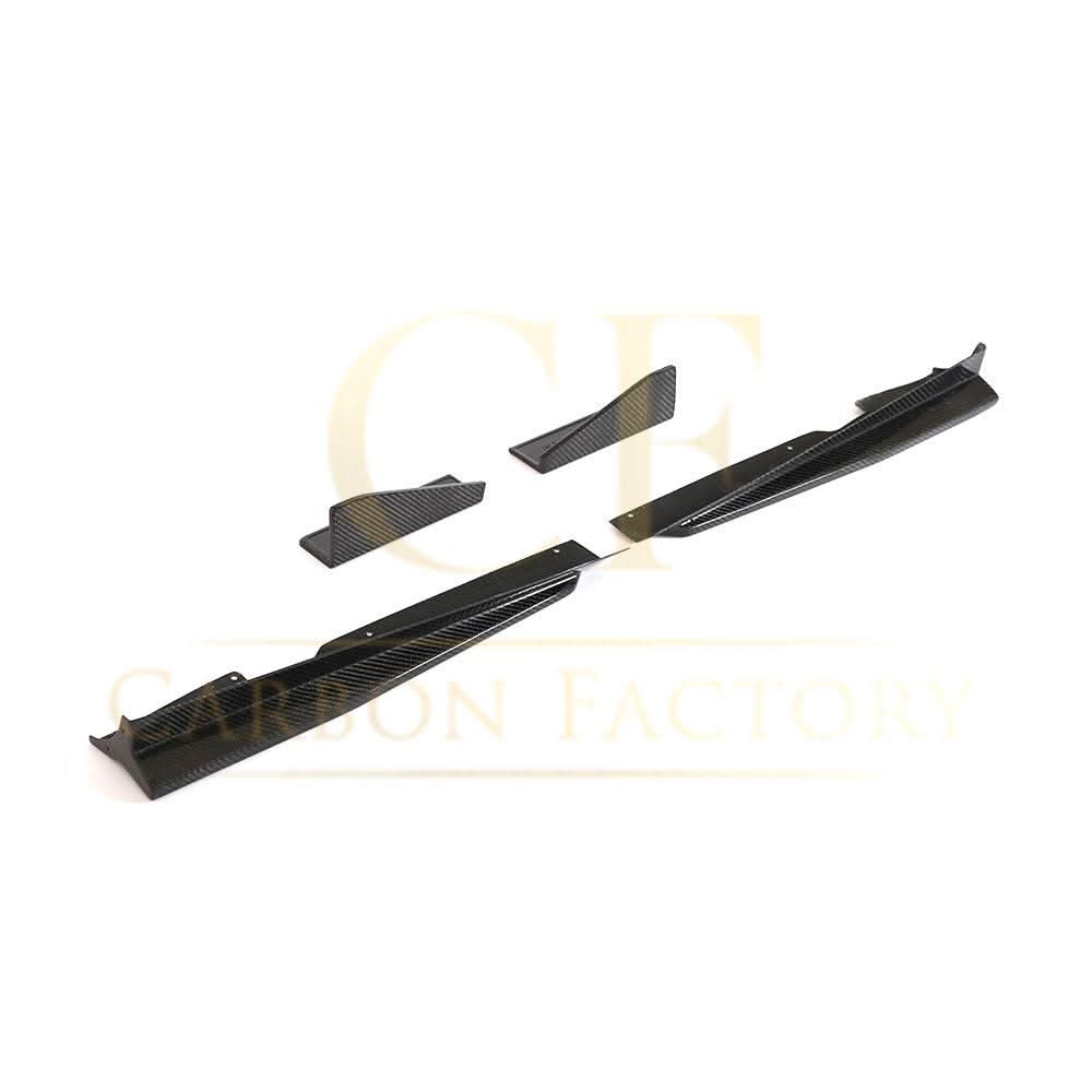 AB Style Carbon Fibre Side Skirts for Audi 8S TTS TTRS MK3 15-18 - Carbon Factory