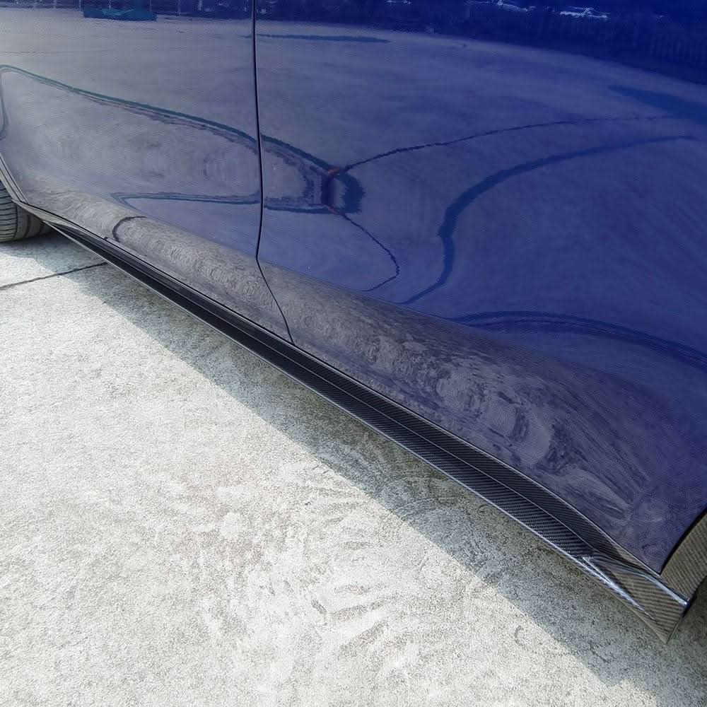 CS Style Pre-Preg Carbon Fibre Side Skirts for Tesla Model Y 19-23 - Carbon Factory