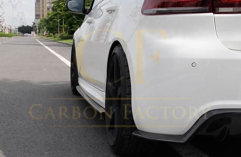 EXO Style Carbon Fibre Side Skirts for VW Golf MK6 R20 08-13 - Carbon Factory