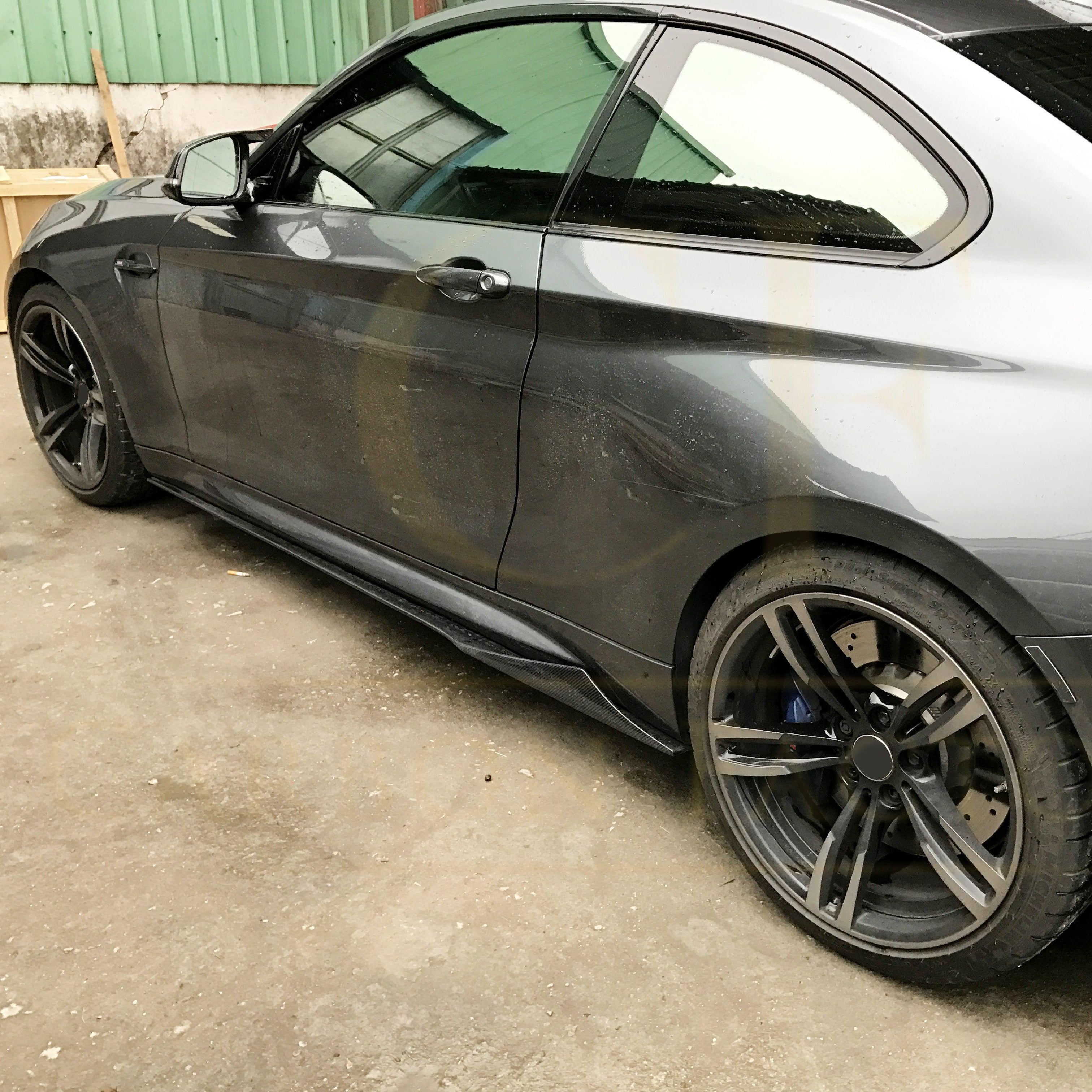 MTC Style Carbon Fibre Side Skirts for BMW F87 F87C M2 16-21 - Carbon Factory