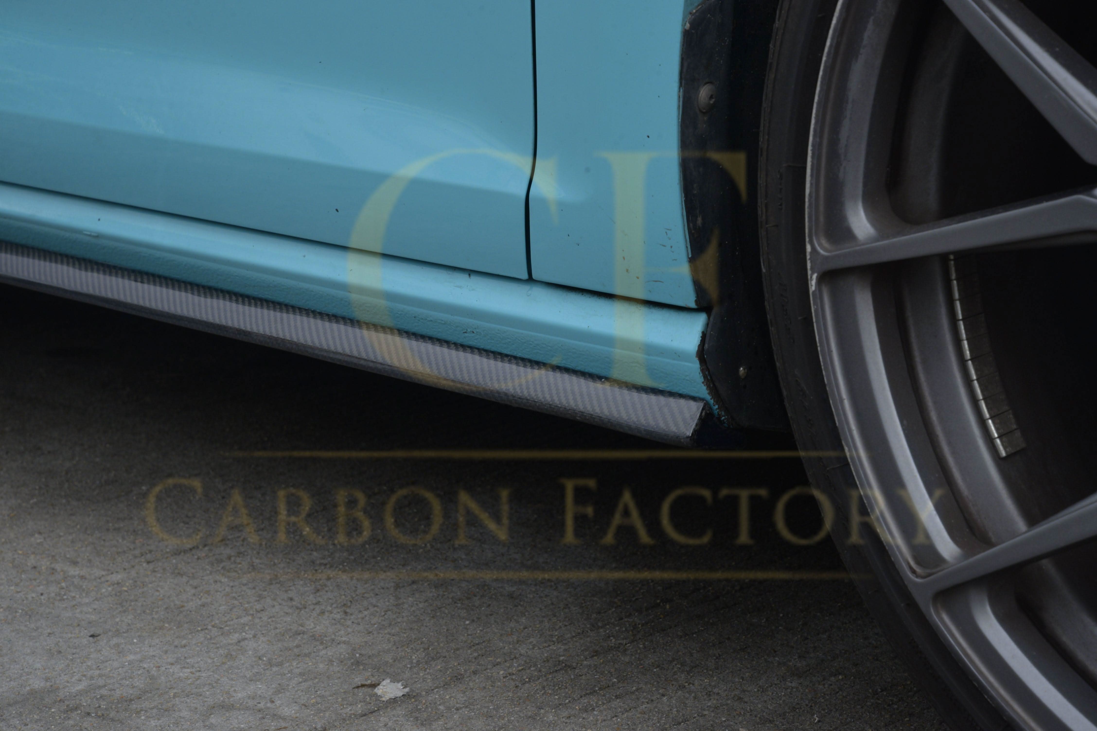 OEM Style Carbon Fibre Side Skirts for VW Golf MK7.5 inc R 17-20 - Carbon Factory