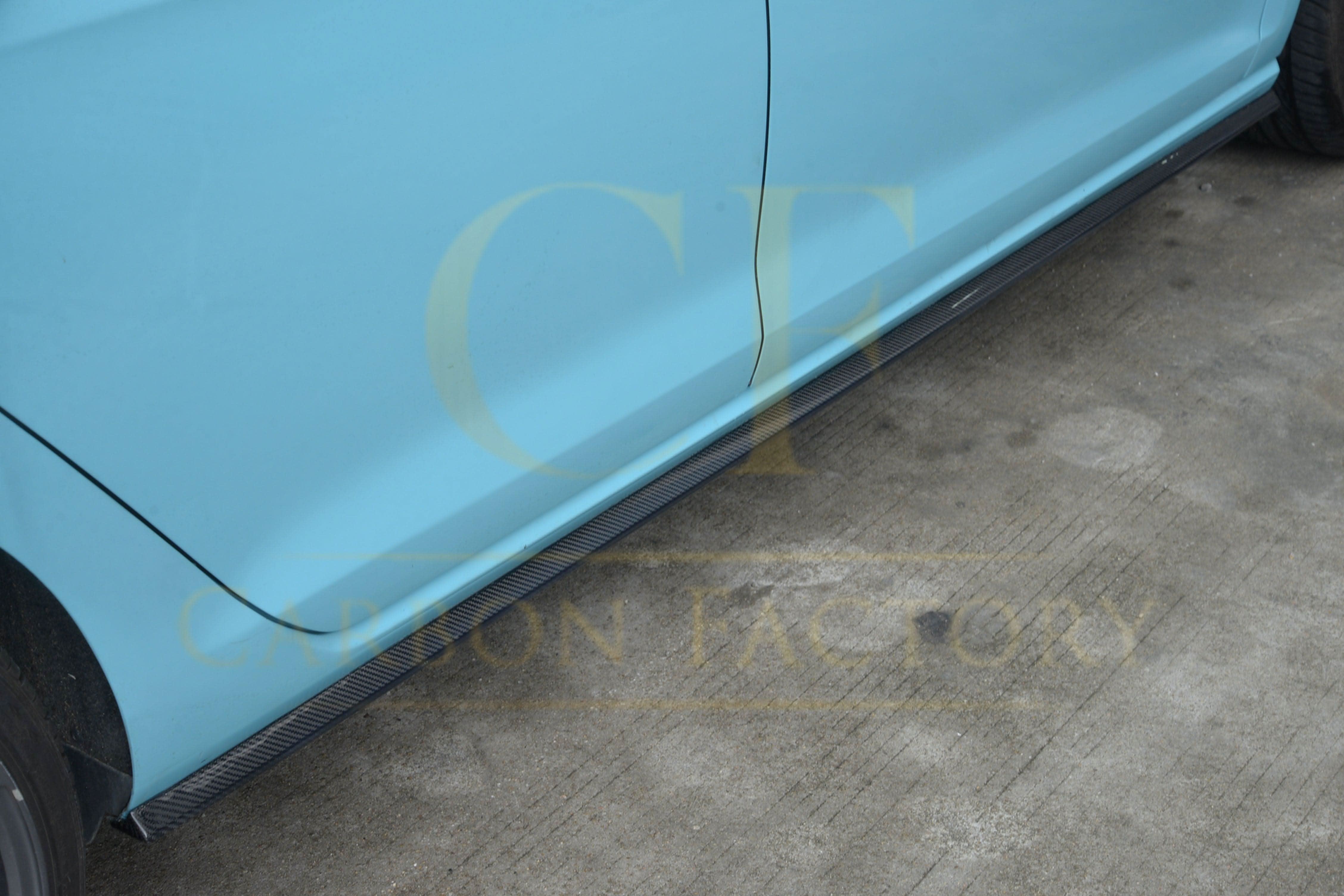 OEM Style Carbon Fibre Side Skirts for VW Golf MK7.5 inc R 17-20 - Carbon Factory