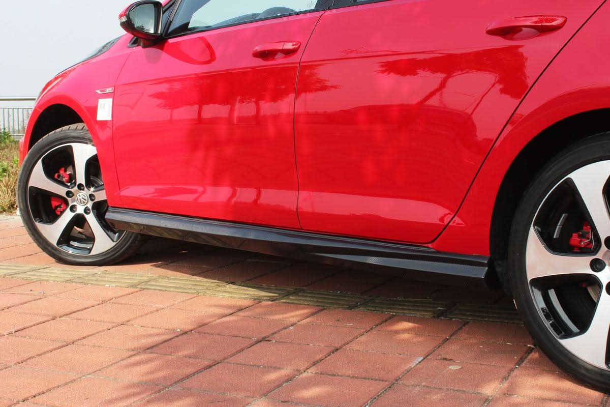 OT Style Carbon Fibre Side Skirts for VW Golf MK7 GTI 14-17 - Carbon Factory