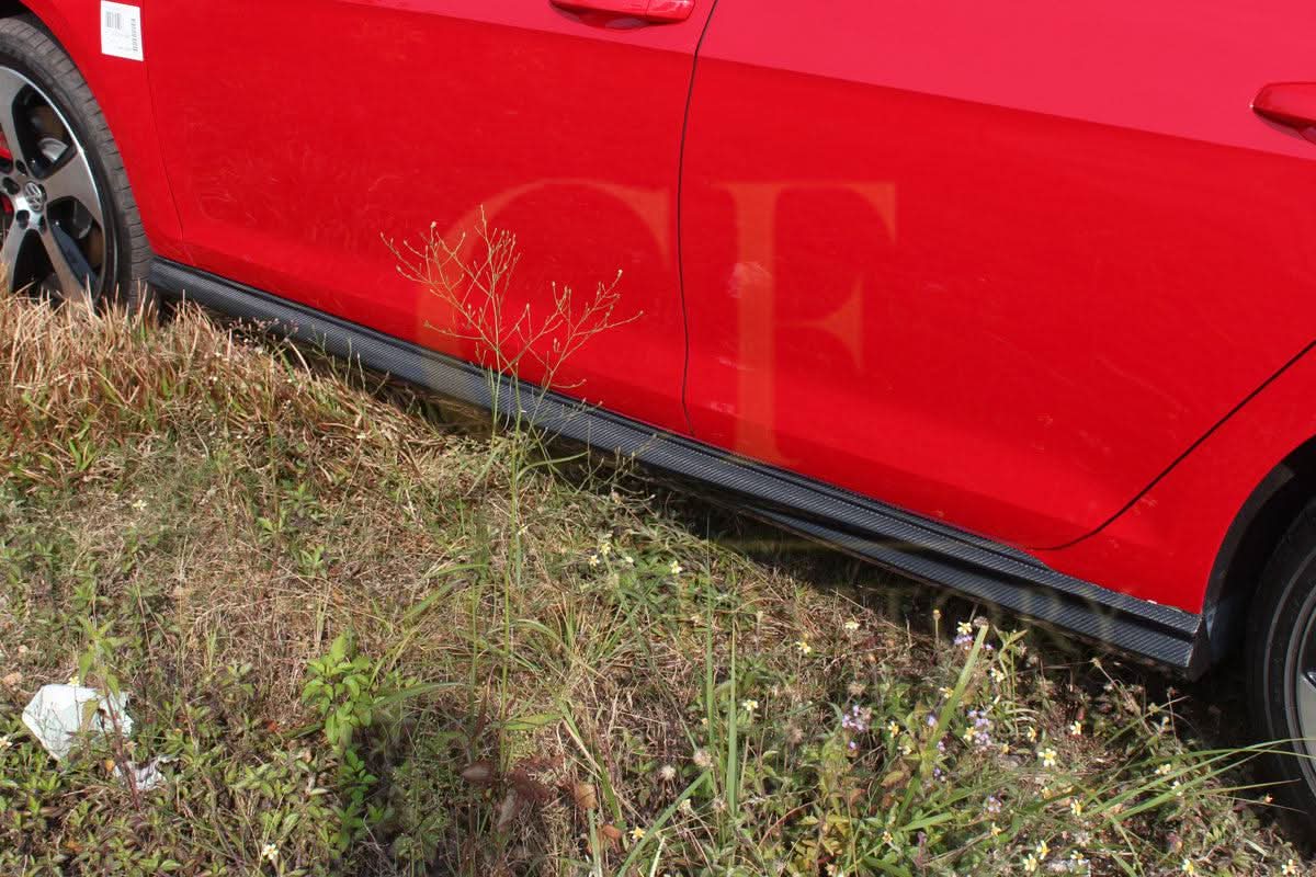 OT Style Carbon Fibre Side Skirts for VW Golf MK7 GTI 14-17 - Carbon Factory