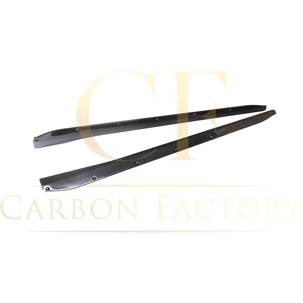 P Style Carbon Fibre Side Skirts for Porsche Boxster & Cayman 718 16-19 - Carbon Factory