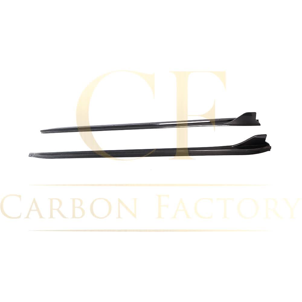 P Style Carbon Fibre Side Skirts for Porsche Boxster & Cayman 718 16-19 - Carbon Factory